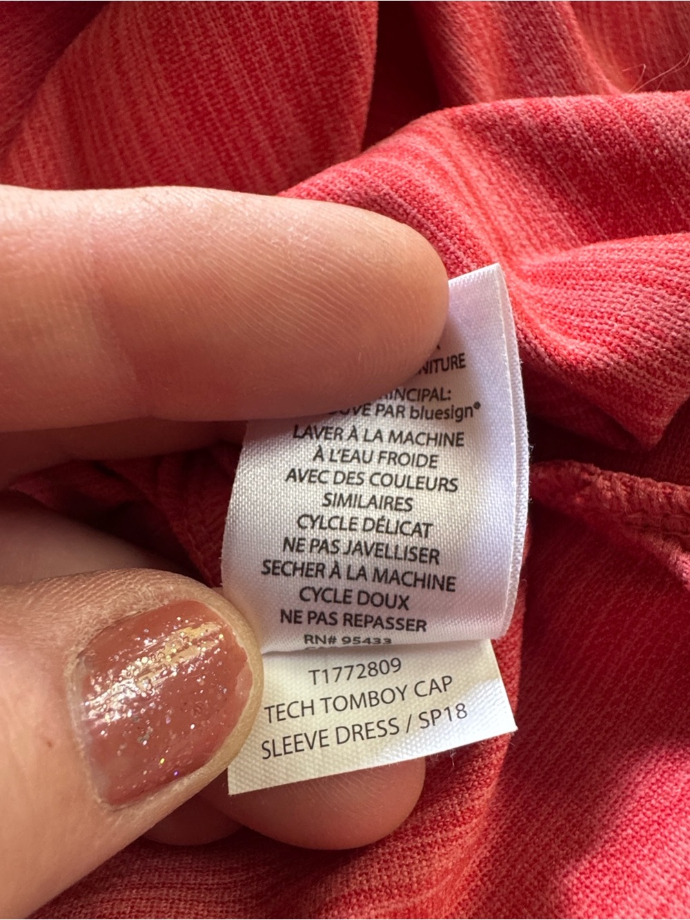 Toad&Co Tomboy tech dress cap sleeve coral salmon athletic women’s S NEW snags - Picture 11 of 12